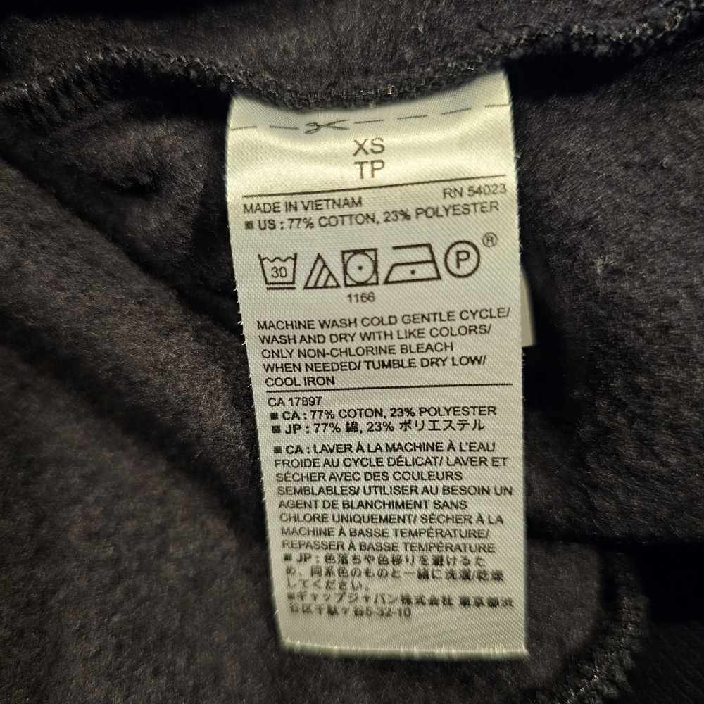 Banana Republic Black 1/4 Zip Fleece Women's XS - Picture 13 of 13